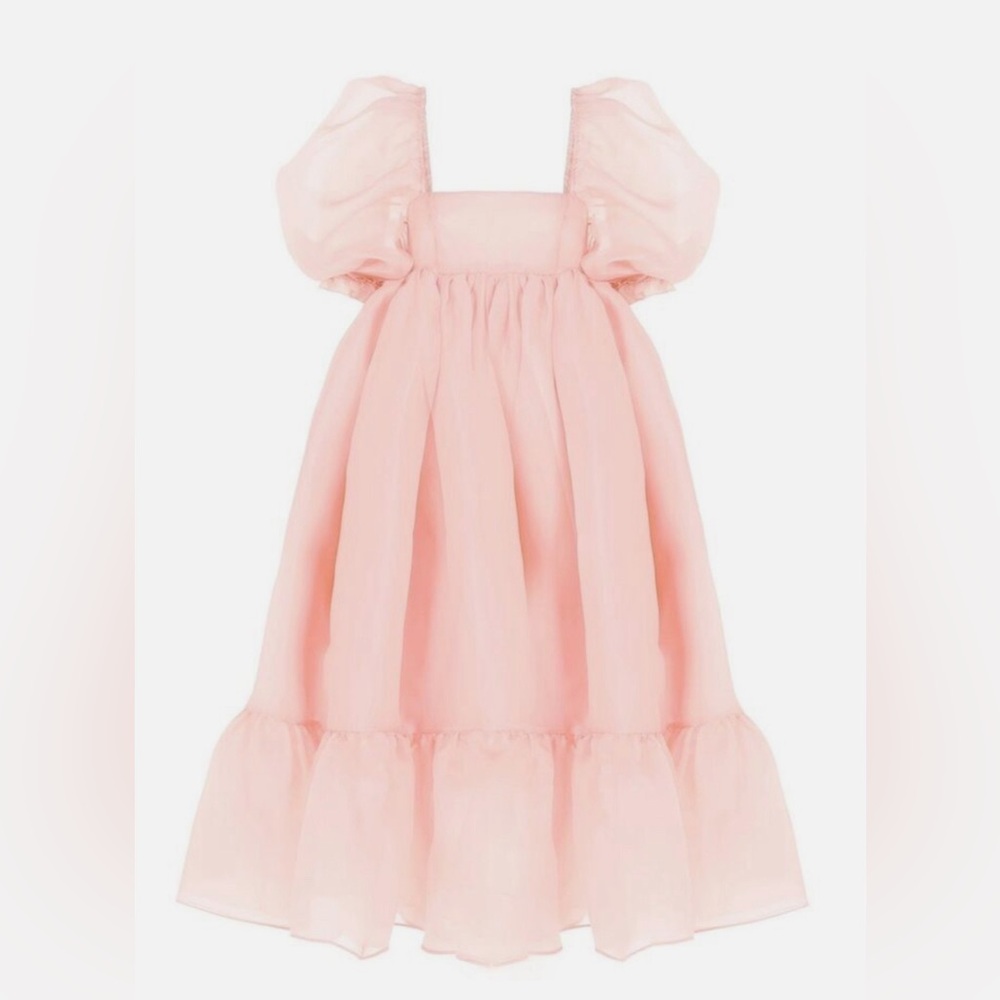 Size Small Peach Selkie French Puff Dress